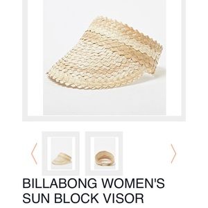 Billabong sun block visor